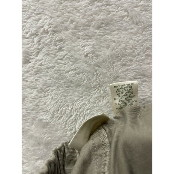 LL Bean 6/12 Months Khaki Cargo Shorts Elastic - Picture 10 of 10